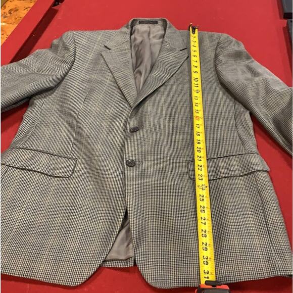 Chaps Striped SportCoat 46R - Picture 9 of 14